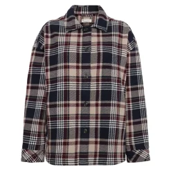 New Knowledge Cotton Organic Cotton Checked Flannel Overshirt GOTS dam
