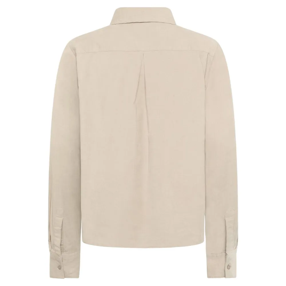 Clearance Knowledge Cotton Organic Cotton Corduroy Shirt GOTS dam