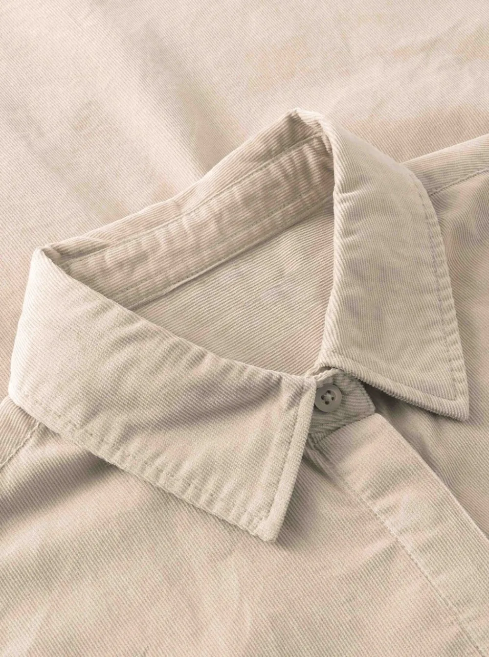 Clearance Knowledge Cotton Organic Cotton Corduroy Shirt GOTS dam