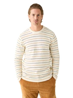 Online Knowledge Cotton Organic Cotton Jacquard Knit RWS herr