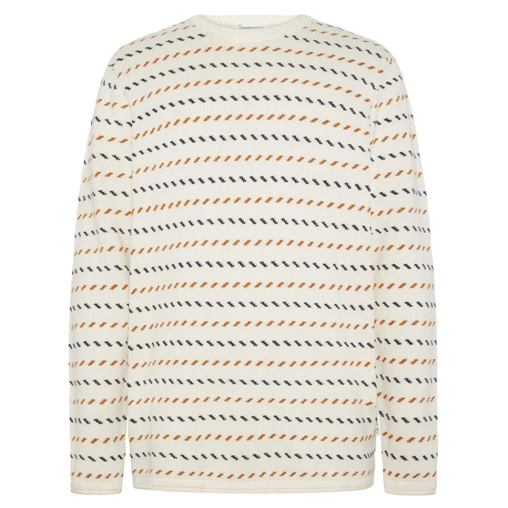 Online Knowledge Cotton Organic Cotton Jacquard Knit RWS herr