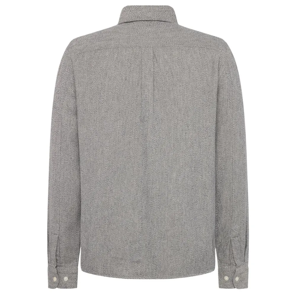 New Knowledge Cotton Organic Cotton Mélange Shirt GOTS herr