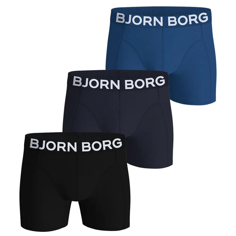 Online Björn Borg ORGANIC COTTON STRETCH BOXER 3-PACK HERR