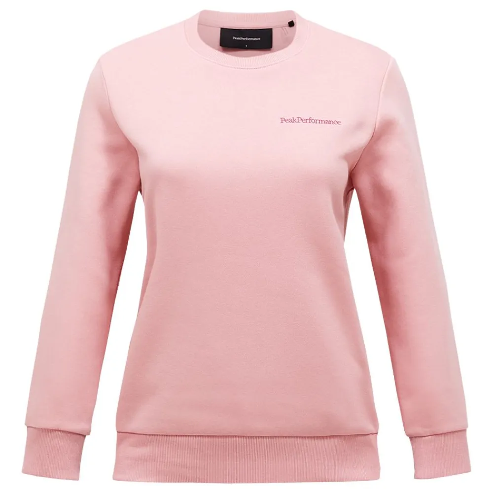 Outlet Peak Performance Original Small Logo Crew Dam