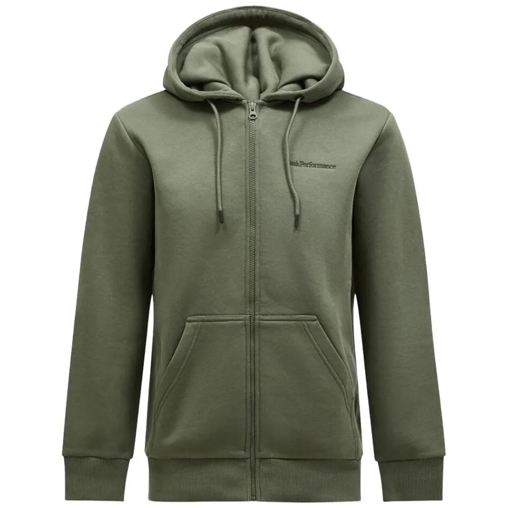 Hoodies|Allt Under Överdelar | Peak Performance Origina a ogo Zip Herr