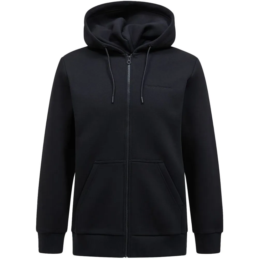 Hoodies|Allt Under Överdelar | Peak Performance Original all Logo Zip Hood Herr