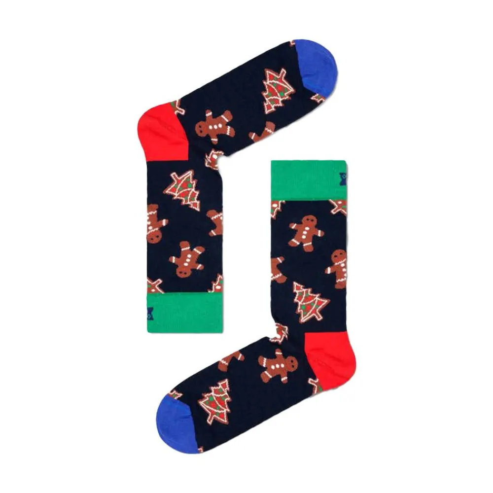 Hot Happy Socks 1-Pack Gingerbread Cookies Socks Gift Set