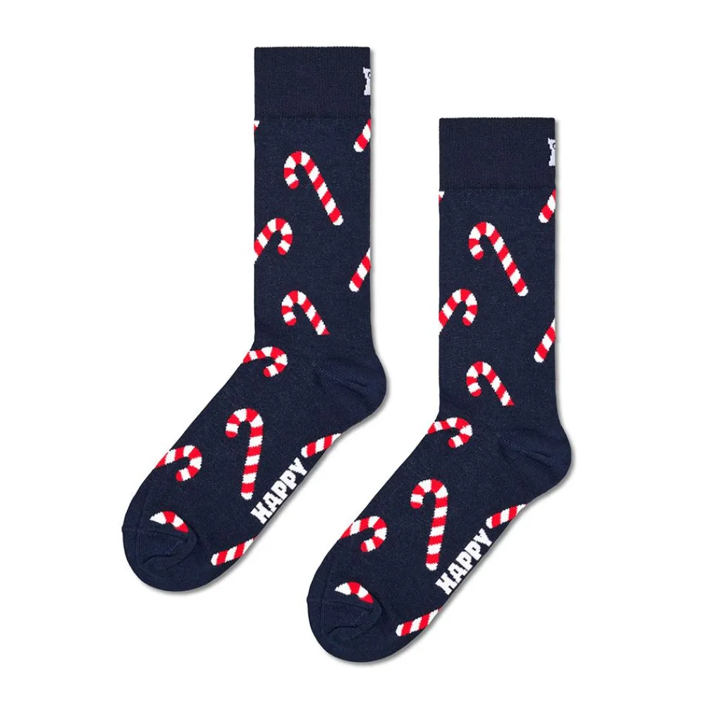 Hot Happy Socks 3-Pack Holiday Navy Socks Gift Set