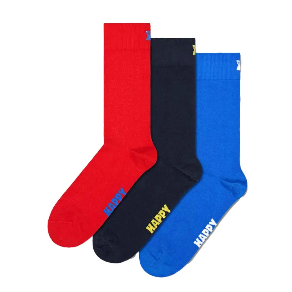 Underkläder | Happy Socks 3-Pack Solid Socks
