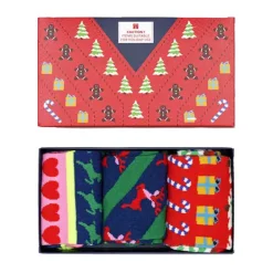 Outlet Happy Socks 3-Pack X-Mas Sweater Socks Gift Set