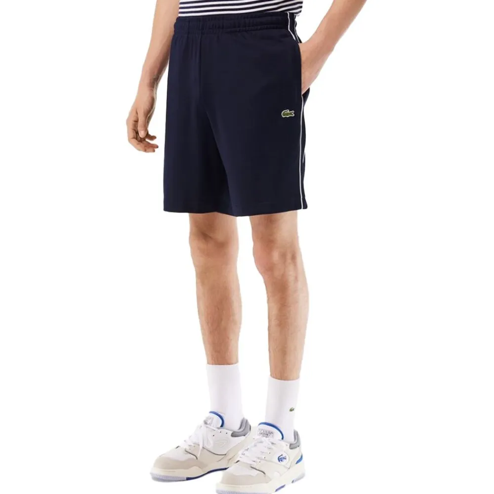 Shorts|Allt Under Nederdelar | Lacoste Paris Interlock Piqué Contrast Trim Shorts Herr