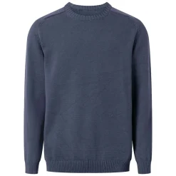 New Knowledge Cotton Plain Knitted Crew Neck Herr