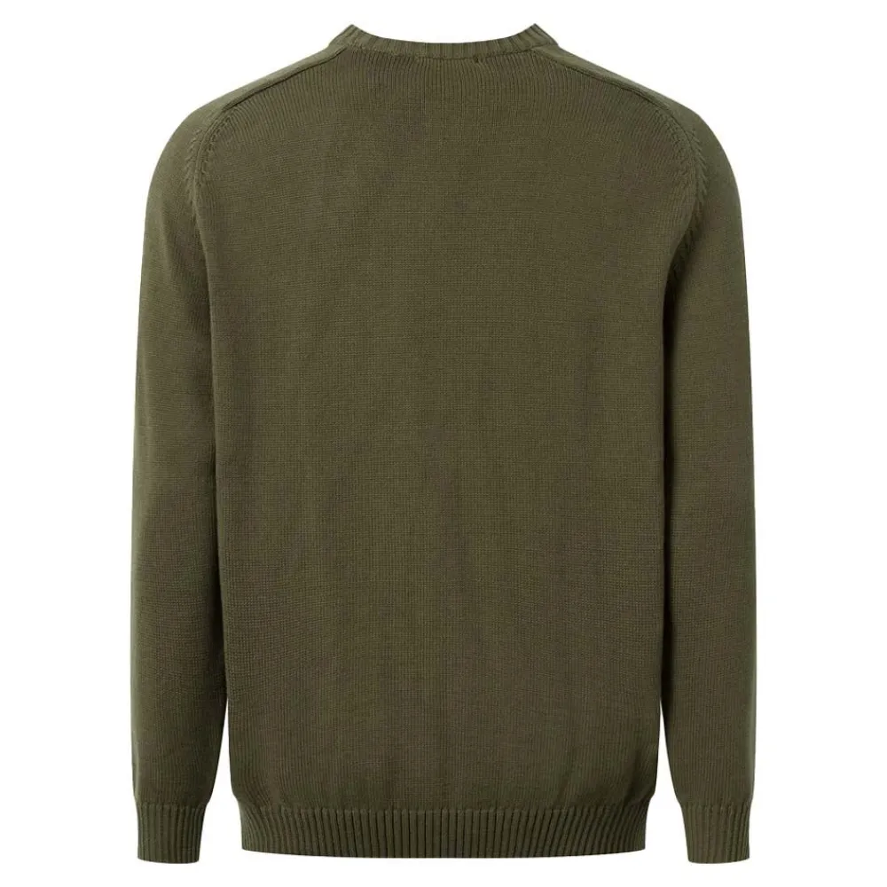 Allt Under Överdelar | Knowledge Cotton Pain Knitted Crew Neck Herr