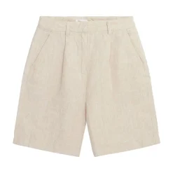 Discount Knowledge Cotton Posey Wide High-Rise Linen Shorts Dam