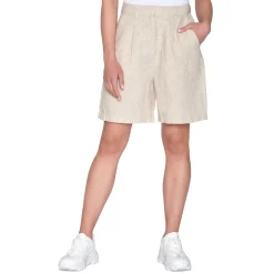 Discount Knowledge Cotton Posey Wide High-Rise Linen Shorts Dam