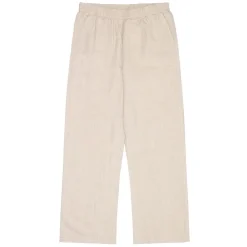 Discount Knowledge Cotton Posey Wide Mid-Rise Linen Pants Dam