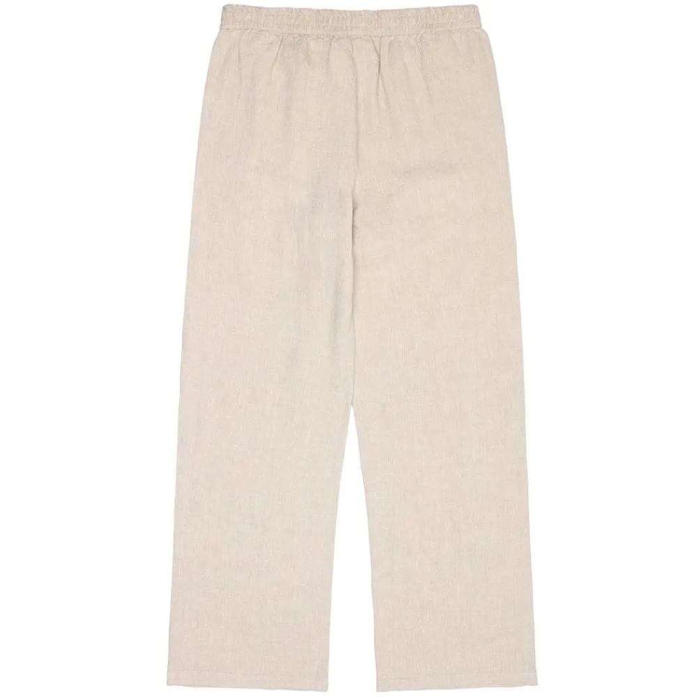 Discount Knowledge Cotton Posey Wide Mid-Rise Linen Pants Dam