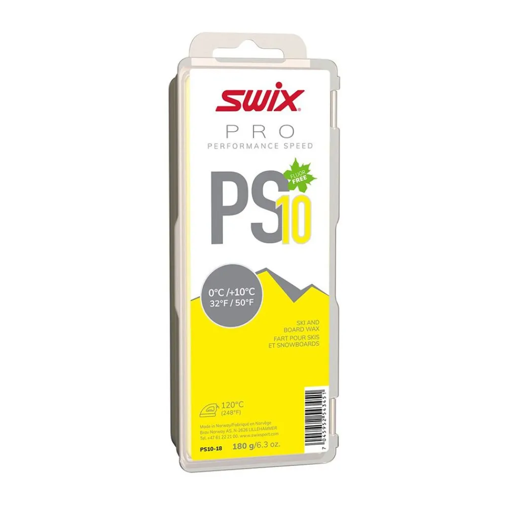 Längd | Swix PS10 Yellow 0°C/+10°C 180g