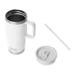 Fotboll | Yeti Rambler 20 oz Travel Straw Mug