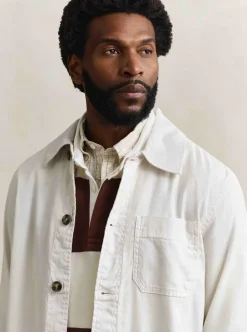 Discount GANT REG COTTON / LINEN OVERSHIRT HERR