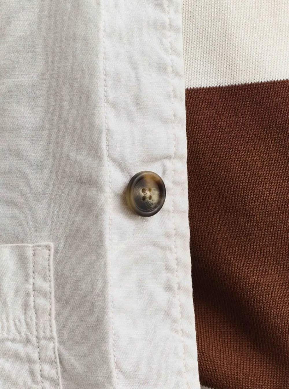 Discount GANT REG COTTON / LINEN OVERSHIRT HERR