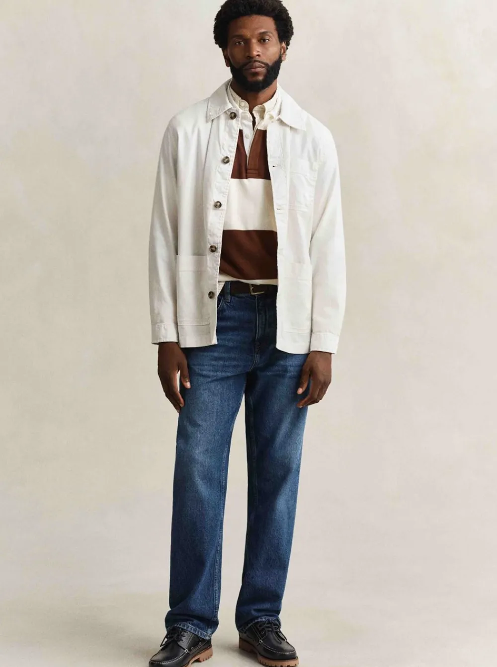 Discount GANT REG COTTON / LINEN OVERSHIRT HERR