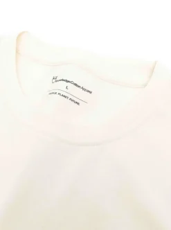 Allt Under Överdelar | Knowledge Cotton Regenerative Organic Cotton Chest Embroidery T-Shirt GOTS