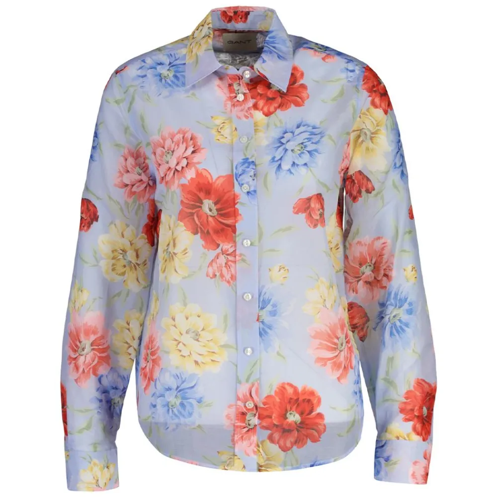 GANT REG FLORAL PRINT CTN SILK LS SHIRT DAM