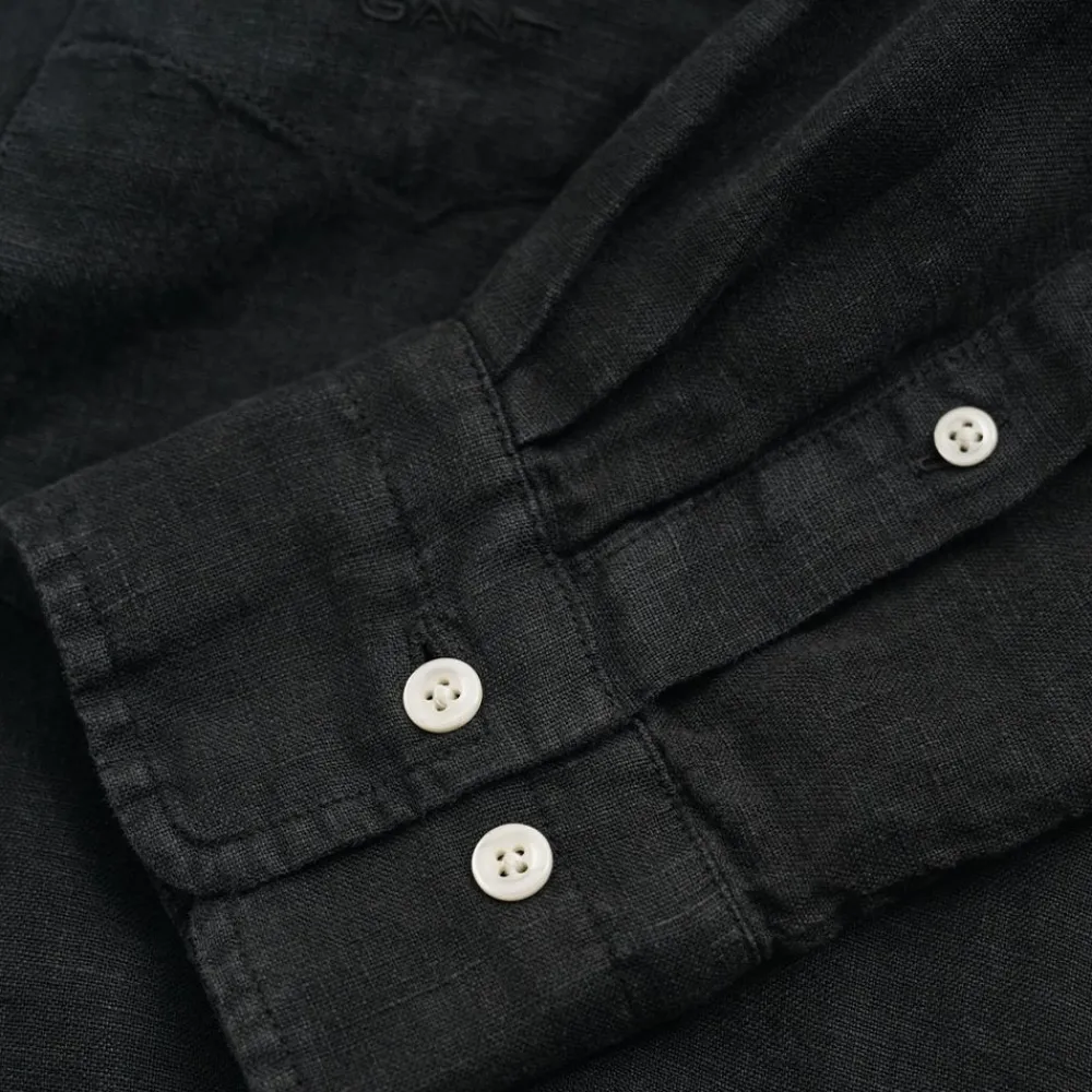 New GANT Reg Garment Dyed Linen Shirt Herr
