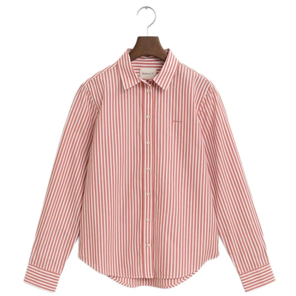 Allt Under Överdelar|Skjortor & Blusar | GANT REG POPLIN STRIPED SHIRT DAM