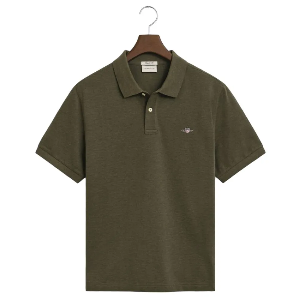 Outlet GANT REG SHIELD SS PIQUE POLO herr