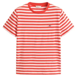 Hot GANT REG STRIPED SHIELD SS T-SHIRT DAM