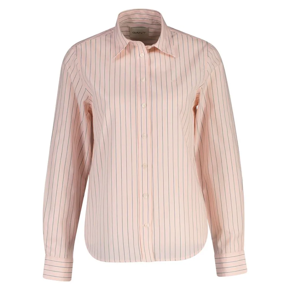 Allt Under Överdelar|Skjortor & Blusar | GANT REGULAR CLASSIC POPLIN STRIPE SHIRT DAM