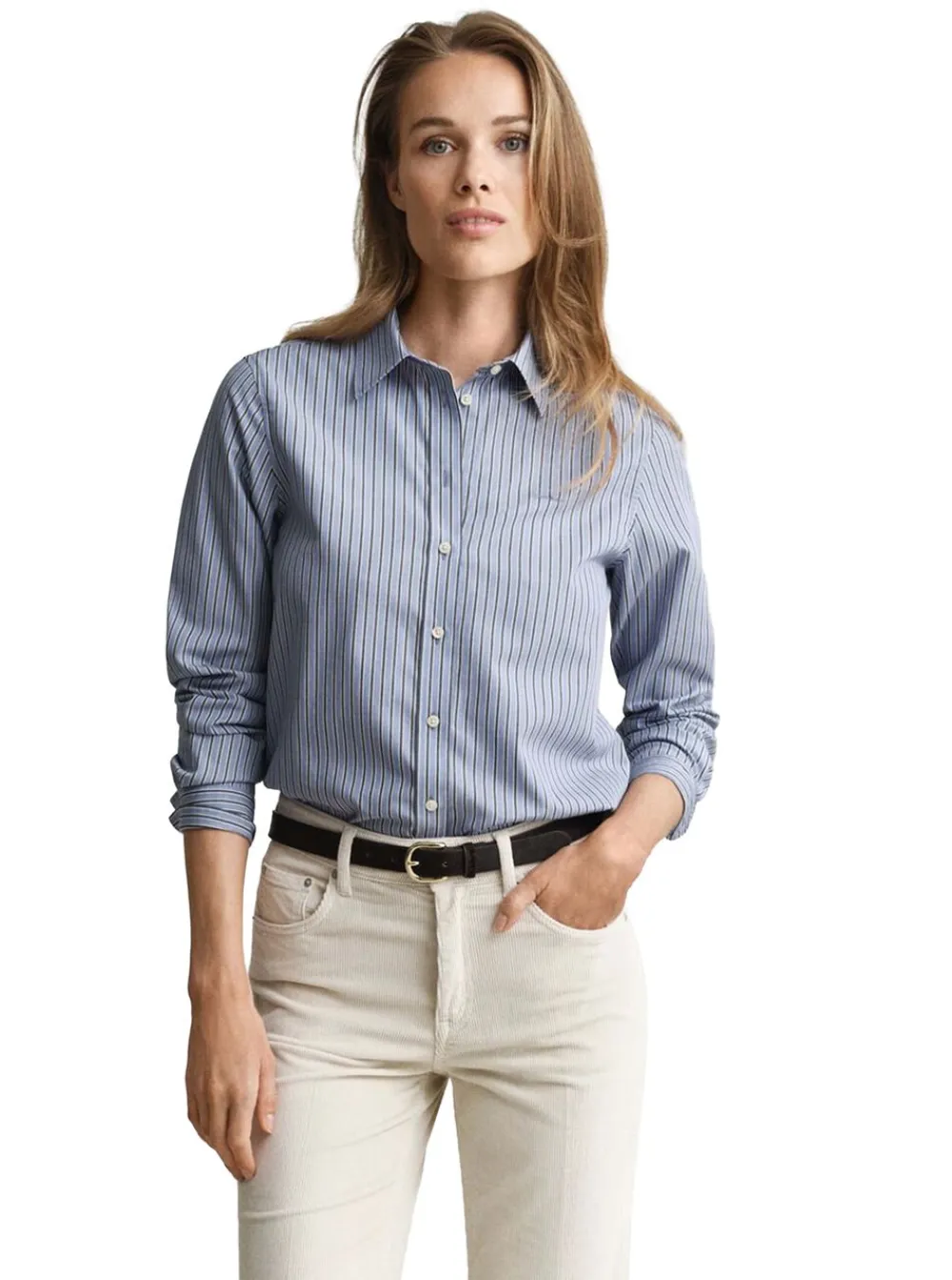 Allt Under Överdelar|Skjortor & Blusar | GANT REGular CLASSIC POPLIN STRIPED SHIRT dam