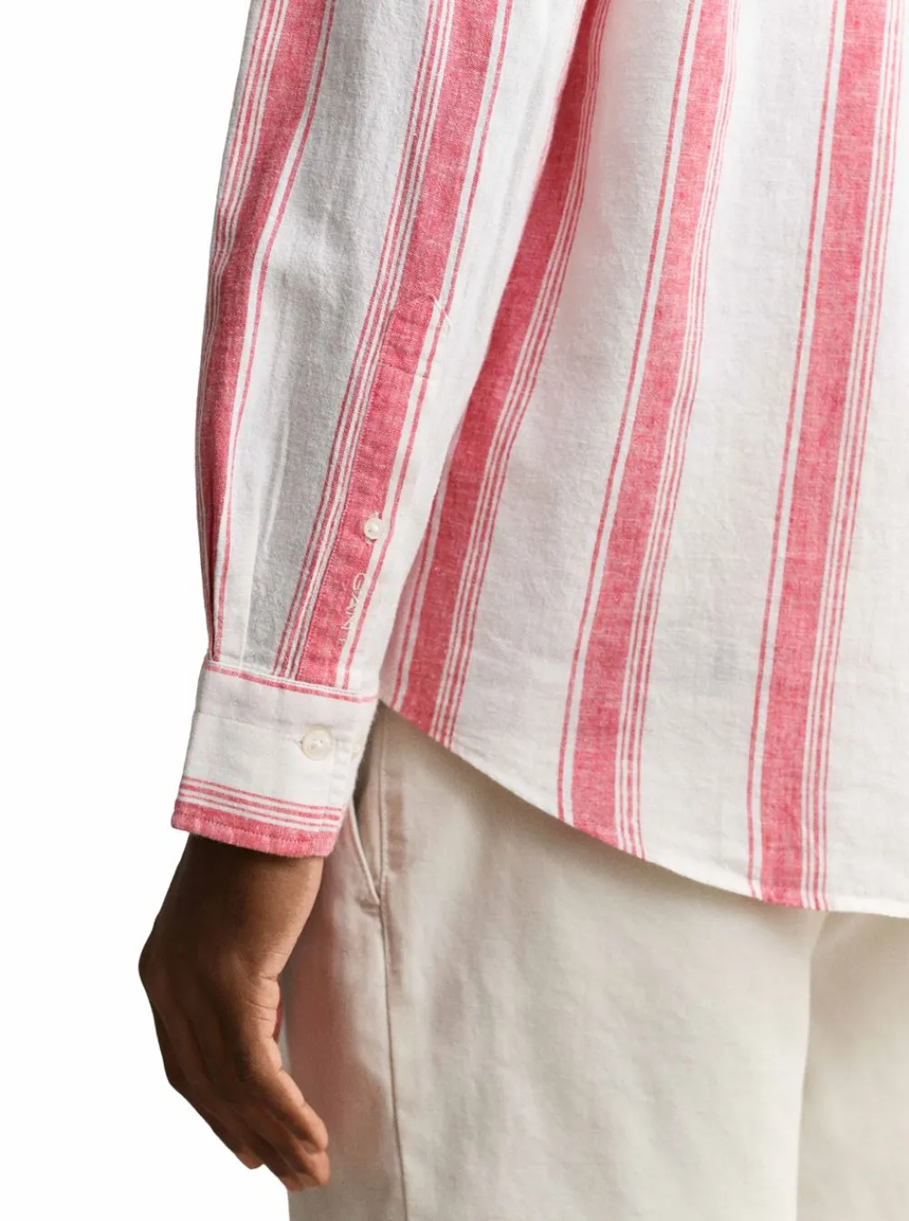 Allt Under Linnekläder|Linneskjortor | GANT REGUAR COTTON INEN TRIPE HIRT HERR