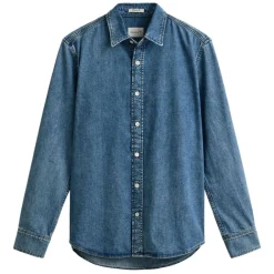Skjortor|Allt Under Överdelar | GANT REGUAR DENI SHIRT HERR