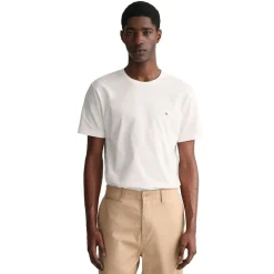 Allt Under Överdelar | GANT Regular Fit Shield T-Shirt Herr