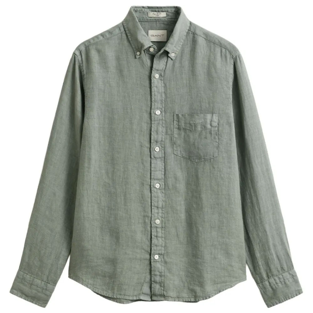 Skjortor|Allt Under Överdelar | GANT REGULAR GARENT DYED LINEN HIRT HERR