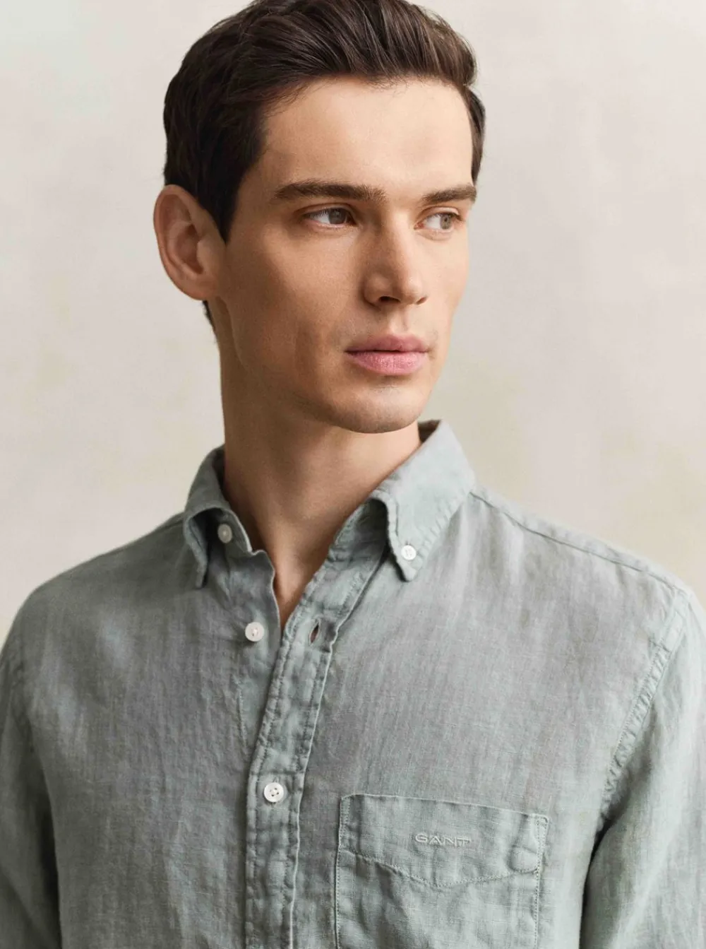 Skjortor|Allt Under Överdelar | GANT REGULAR GARENT DYED LINEN HIRT HERR
