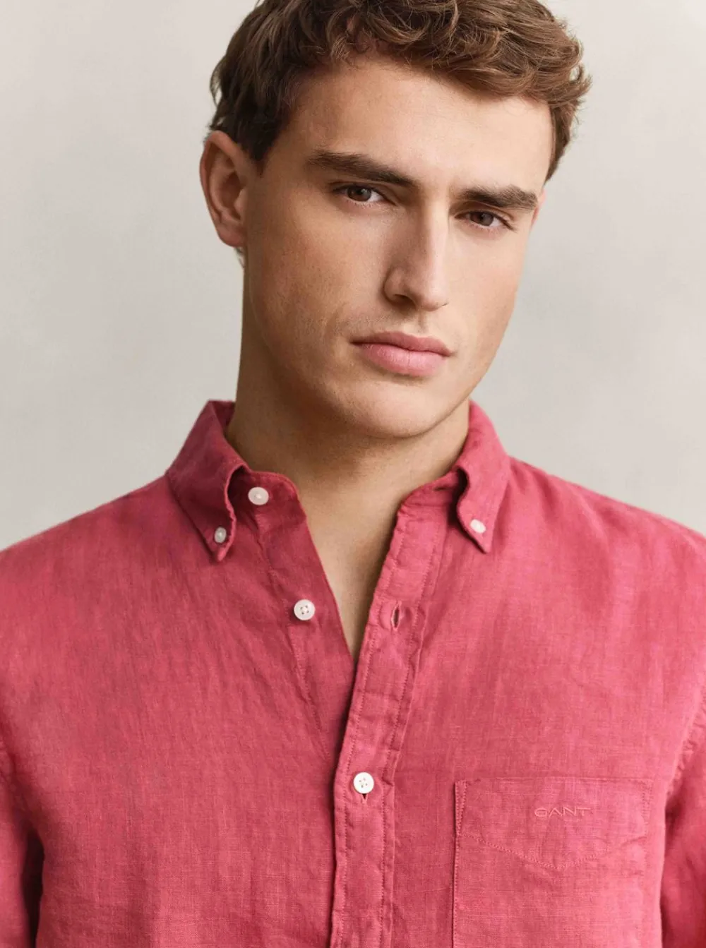 Online GANT REGULAR GARMENT DYED LINEN SHIRT HERR