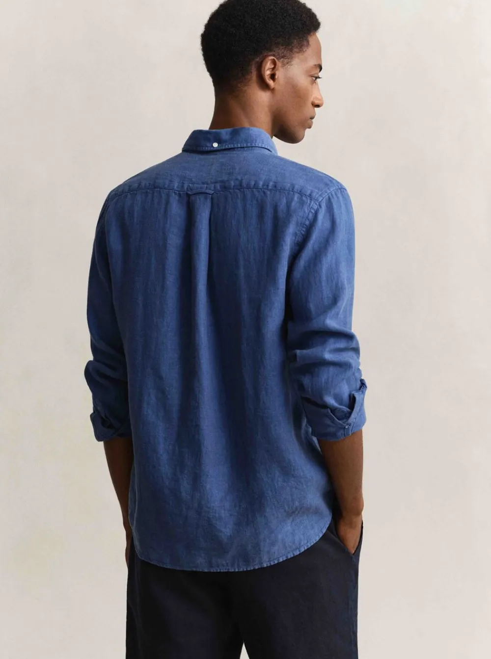 New GANT REGULAR GARMENT DYED LINEN SHIRT HERR