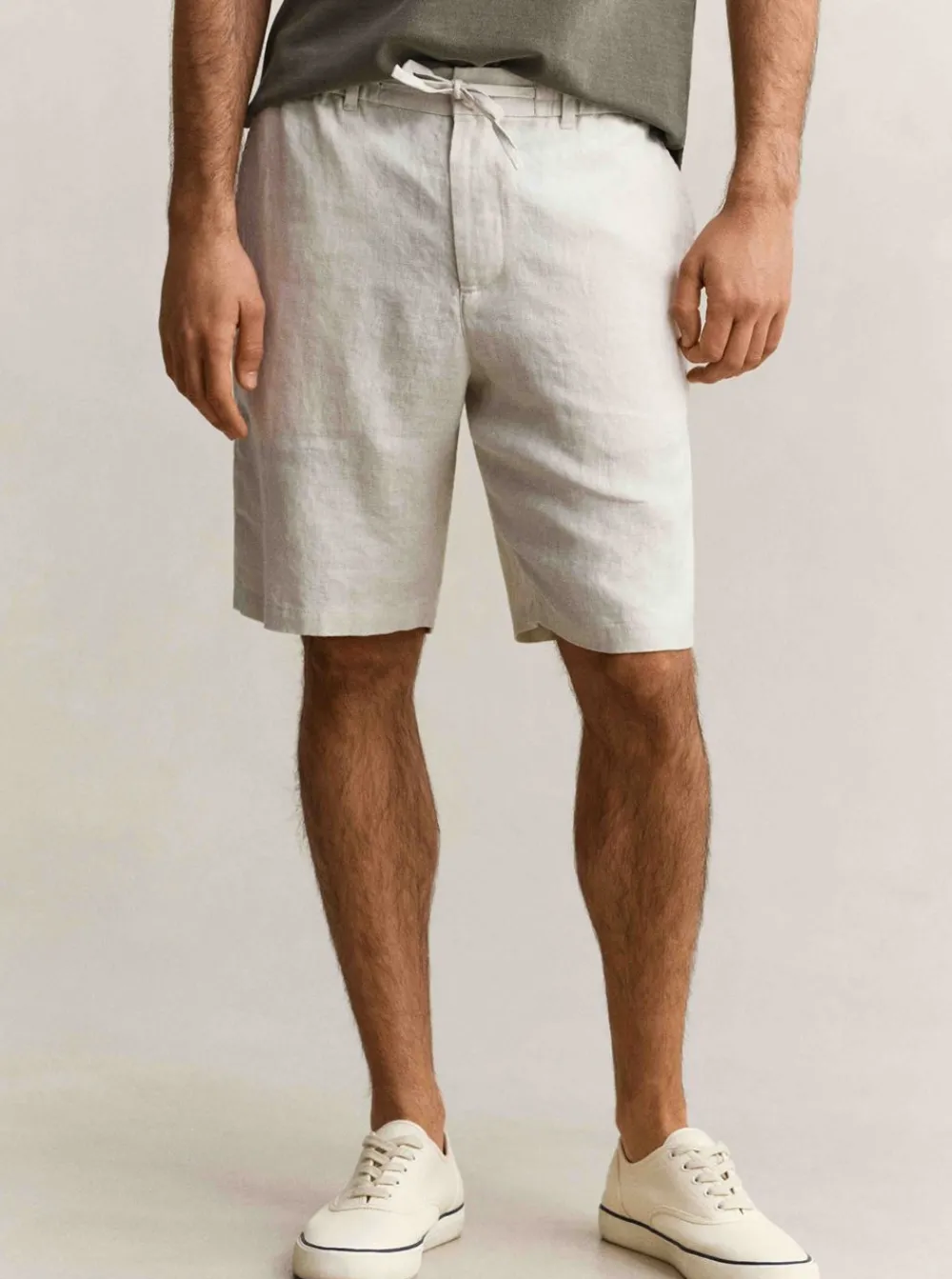 Clearance GANT REGULAR LINEN DS SHORTS HERR