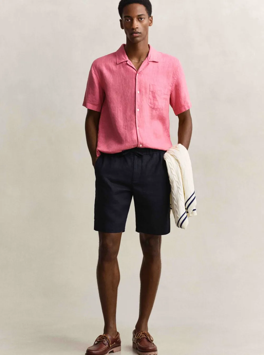 Allt Under Linnekläder|Linneshorts | GANT REGUAR INEN D HORT HERR