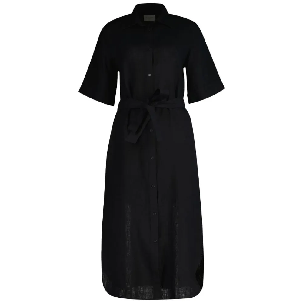 Allt Under Linnekläder|Linneklänningar & Linnekjolar | GANT Regular Linen Short Sleeve Shirt Dress Dam