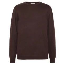 Sale Knowledge Cotton Regular merino knit crew neck - RWS herr