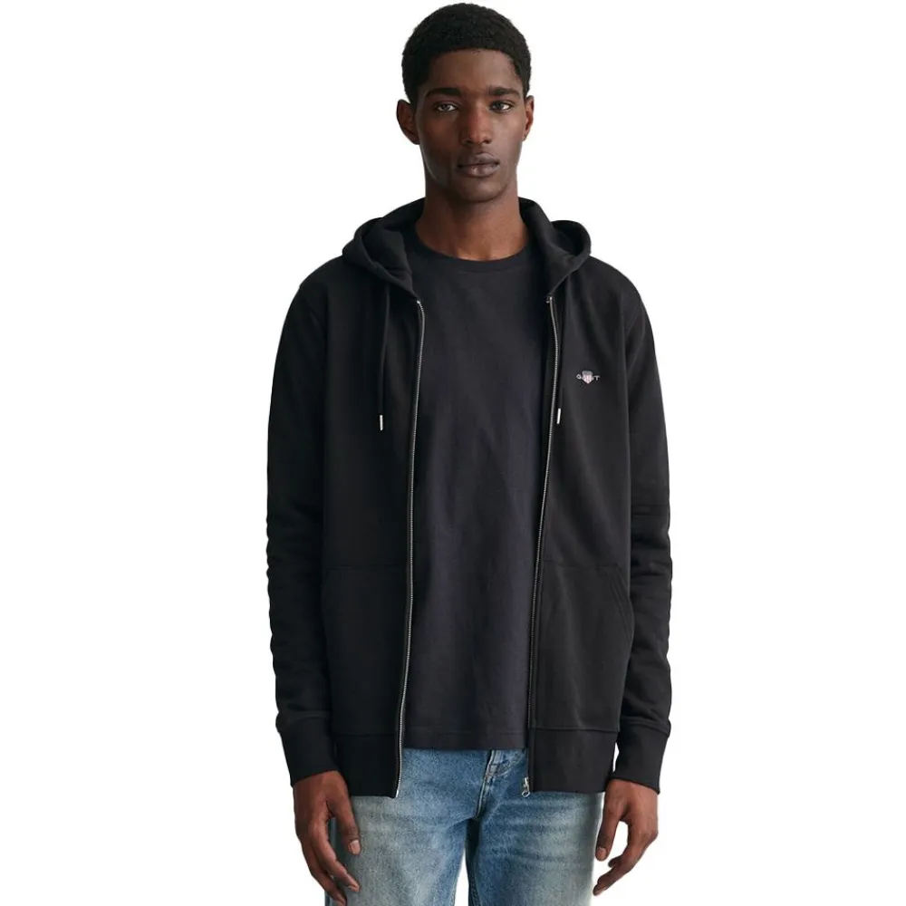 Hoodies|Allt Under Överdelar | GANT Reguar hied Zip Hoodie Herr