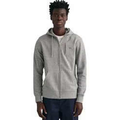Best GANT Regular Shield Zip Hoodie Herr