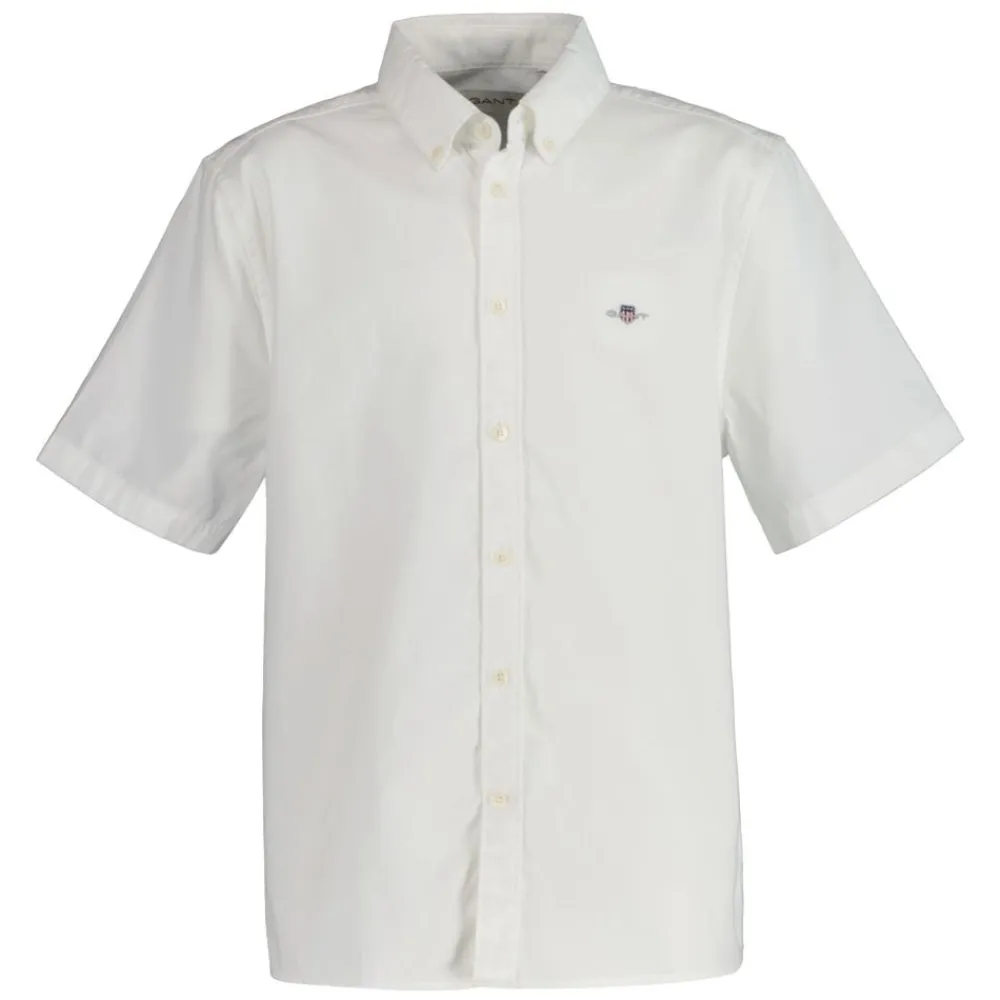 Skjortor|Allt Under Överdelar | GANT Regular SS Oxford B.D Shirt Junior