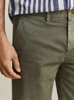 Allt Under Linnekläder|Linneshorts | GANT REGULAR SUNFADED CHINO SHORTS HERR