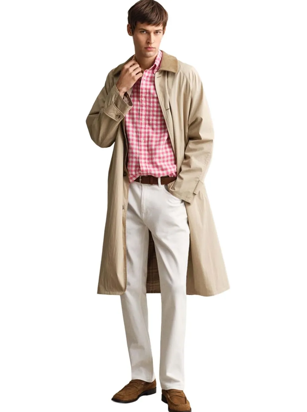 New GANT REGULAR WHITE JEANS HERR